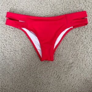 VS PINK Red Bikini Bottoms S
